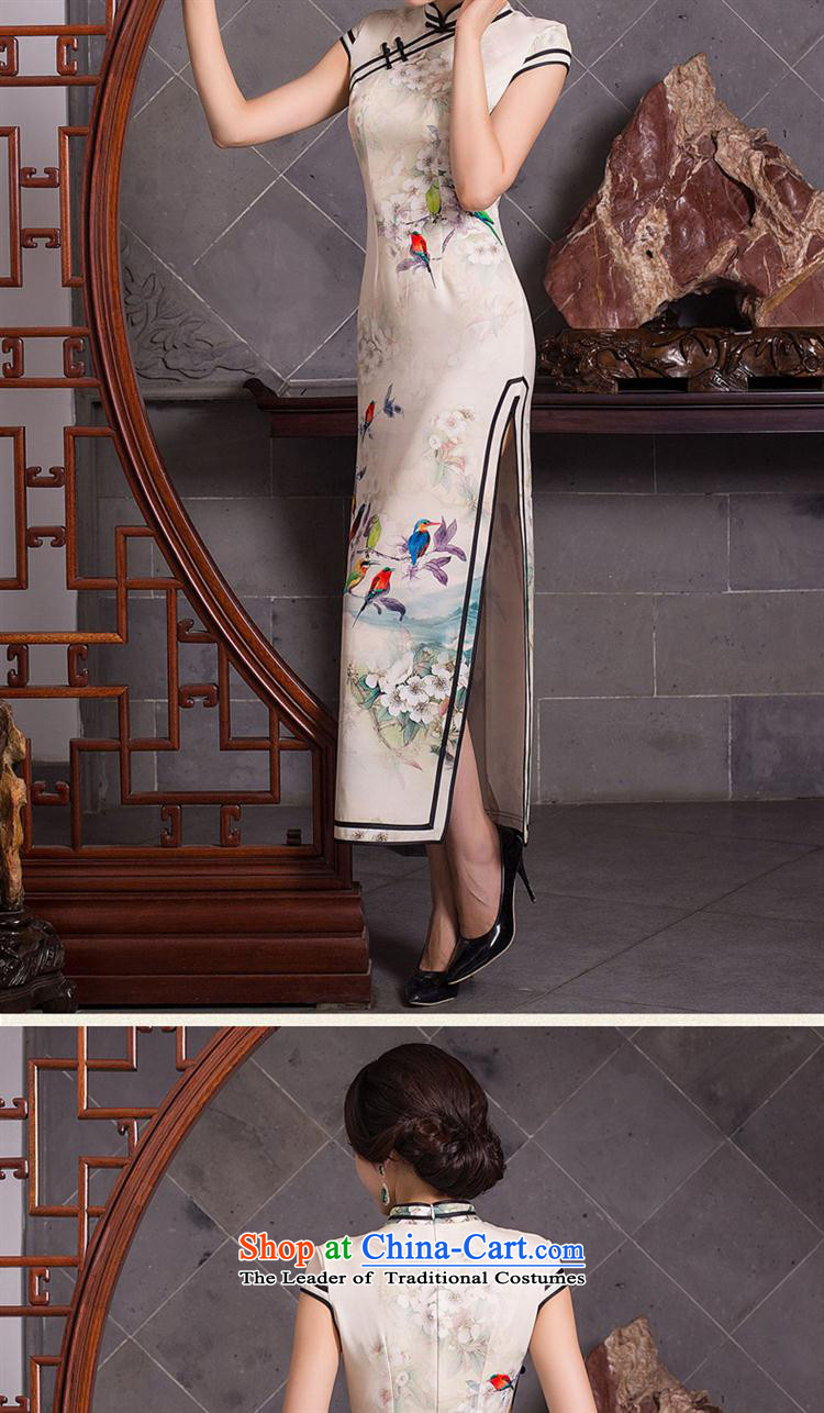 Mano-hwan's new 2015 qipao autumn and winter Couture fashion antique dresses jacquard temperament improved long dresses Sau San figure M picture, prices, brand platters! The elections are supplied in the national character of distribution, so action, buy now enjoy more preferential! As soon as possible.