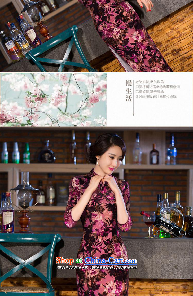 Mano-hwan's 2015 new fall inside the improvement of qipao cheongsam dress large scouring pads installed MOM dresses autumn load figure XXL picture, prices, brand platters! The elections are supplied in the national character of distribution, so action, buy now enjoy more preferential! As soon as possible.