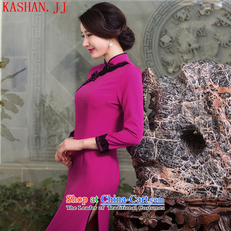 Mano-hwan's 2015 Autumn new retro cheongsam dress qipao Sau San improved qipao daily Ms. skirt dresses figure XL, Susan Sarandon Zaoyuan (KASHAN.JJ card) , , , shopping on the Internet