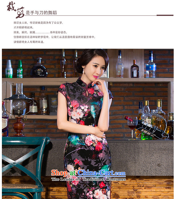 Mano-hwan's 2015 New Silk Cheongsam long load qipao skirt the Sau San autumn retro improved stylish dresses mother Figure Boxed XL Photo, prices, brand platters! The elections are supplied in the national character of distribution, so action, buy now enjoy more preferential! As soon as possible.
