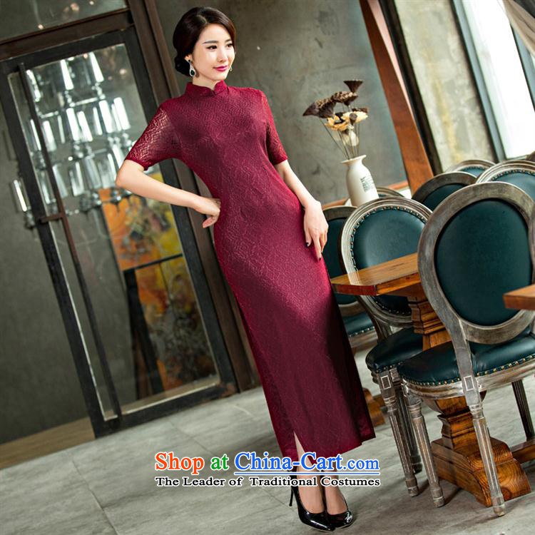 Mano-hwan's 2015 new lace qipao summer long skirt temperament cheongsam dress clothes bridal dresses figure XL Photo, prices, brand platters! The elections are supplied in the national character of distribution, so action, buy now enjoy more preferential! As soon as possible.