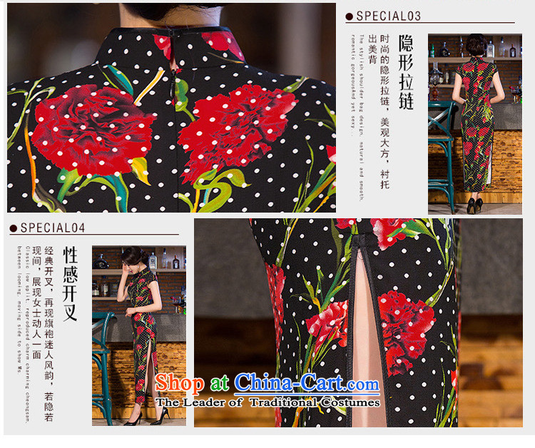 Mano-hwan's new stylish retro qipao summer improved daily qipao etiquette Sau San banquet dresses dress figure S picture, prices, brand platters! The elections are supplied in the national character of distribution, so action, buy now enjoy more preferential! As soon as possible.