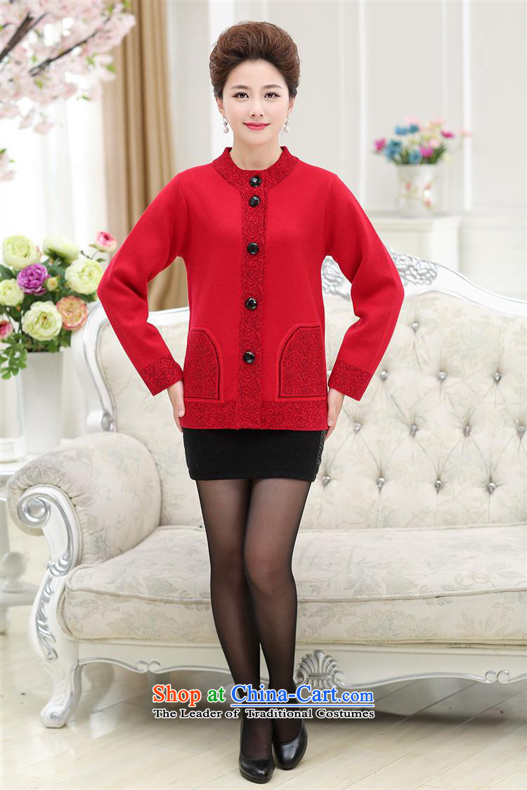 The elderly in the autumn and winter female pullovers thick cardigan MOM pack gross grandma jackets knitwear chestnut horses XXL picture, prices, brand platters! The elections are supplied in the national character of distribution, so action, buy now enjoy more preferential! As soon as possible.
