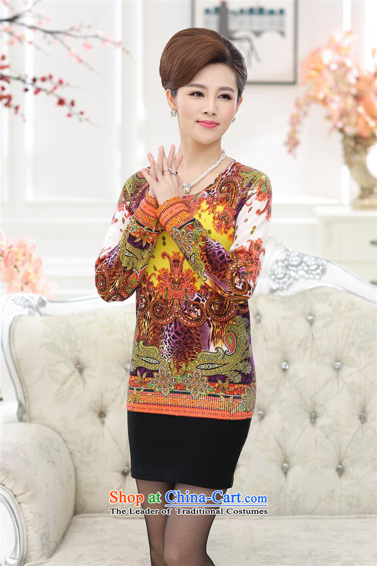Older women fall in long-sleeved shirt with middle-aged moms knitted casual shirt collar stamp sweaters worth 110 pictures of blue flowers, prices, brand platters! The elections are supplied in the national character of distribution, so action, buy now enjoy more preferential! As soon as possible.