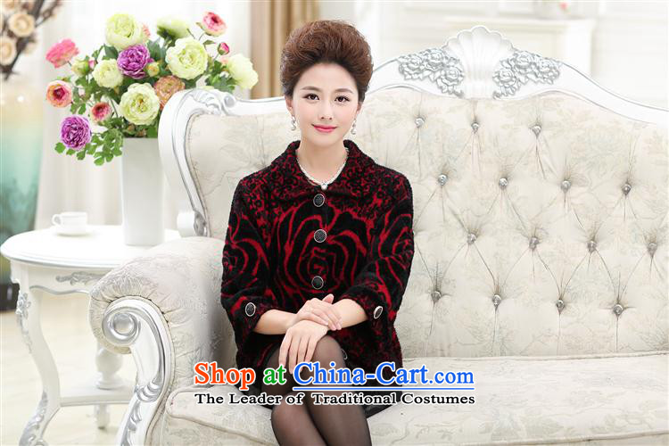 The elderly in the autumn and winter female Fleece Jacket with mother-thick clothes 7 cuff xl grandma replacing the red 110 pictures, prices, brand platters! The elections are supplied in the national character of distribution, so action, buy now enjoy more preferential! As soon as possible.