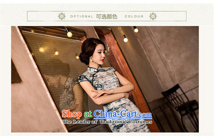 Mano-hwan's 2015 new summer stylish improved herbs extract cheongsam dress retro Ms. Sau San Sau San cheongsam dress Korea silk ink XL Photo, prices, brand platters! The elections are supplied in the national character of distribution, so action, buy now enjoy more preferential! As soon as possible.