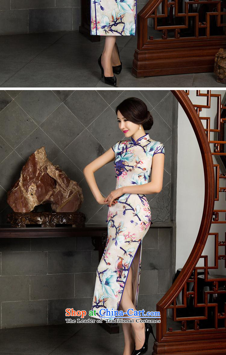 Mano-hwan's autumn, short-sleeved long qipao improved stylish cheongsam dress 12023 XXL picture, prices, brand platters! The elections are supplied in the national character of distribution, so action, buy now enjoy more preferential! As soon as possible.