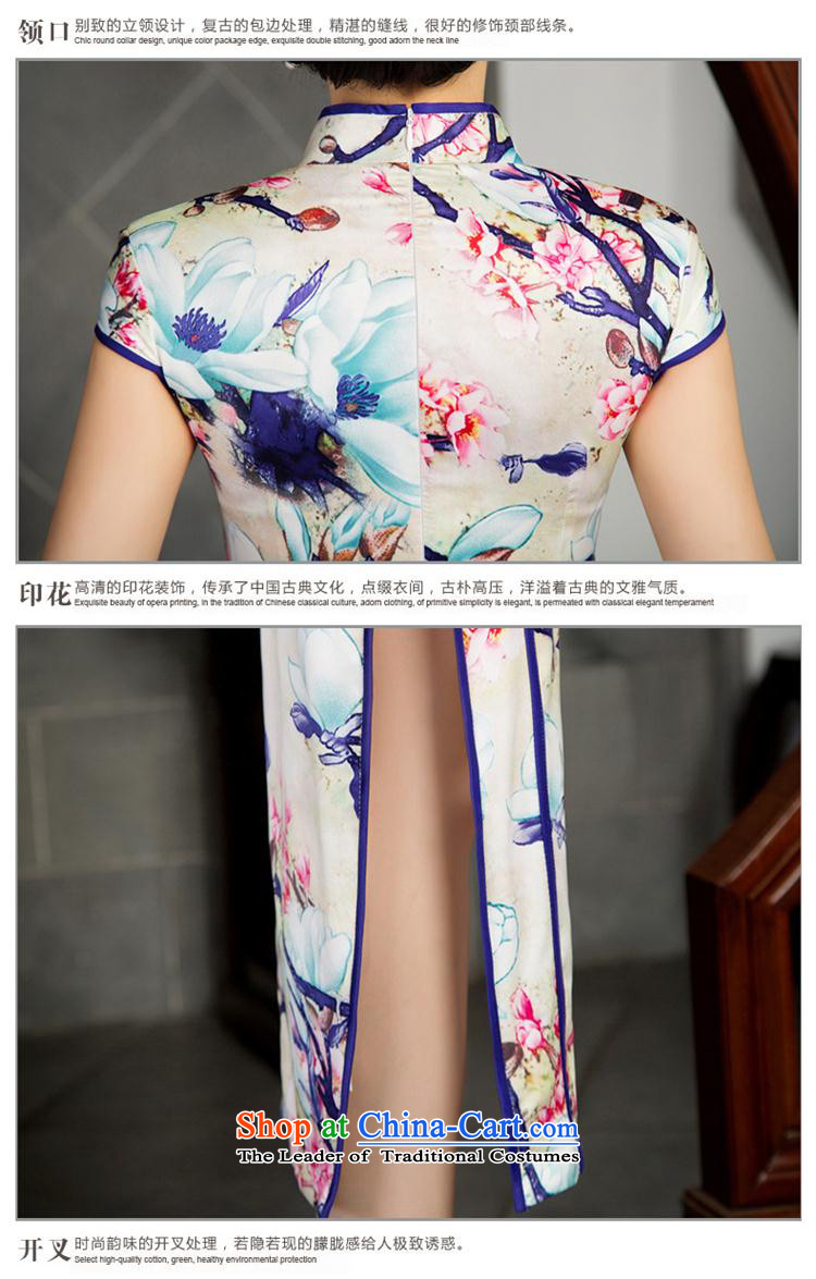 Mano-hwan's autumn, short-sleeved long qipao improved stylish cheongsam dress 12023 XXL picture, prices, brand platters! The elections are supplied in the national character of distribution, so action, buy now enjoy more preferential! As soon as possible.