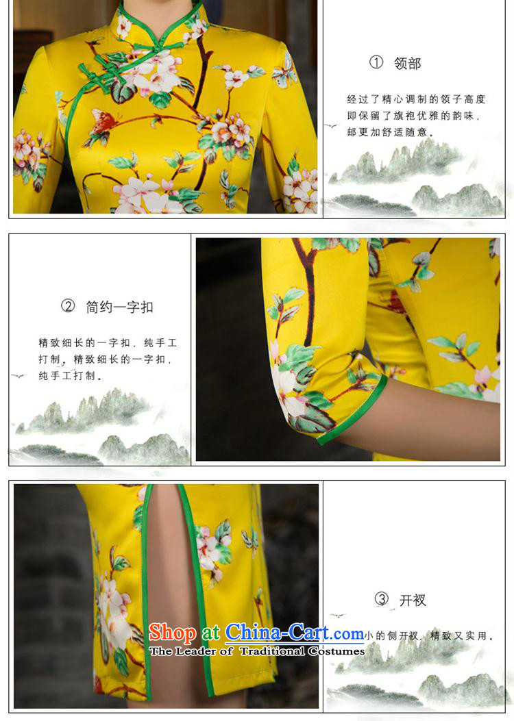Mano-hwan's autumn) 7 Low cuff qipao on improved cheongsam dress qipao's skirt 11030( double) XL Photo, prices, brand platters! The elections are supplied in the national character of distribution, so action, buy now enjoy more preferential! As soon as possible.