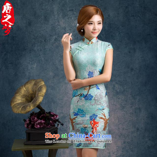 The stylish, Sau San improvements-hwan of ethnic qipao antique dresses digital print short of Qipao Korea silk fox L picture, prices, brand platters! The elections are supplied in the national character of distribution, so action, buy now enjoy more preferential! As soon as possible.