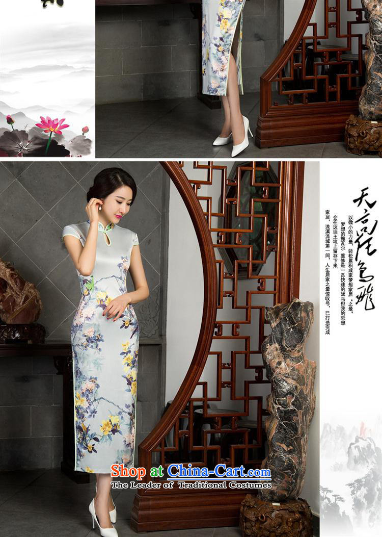 Mano-hwan's new long skirt qipao high on's sleeveless cheongsam dress qipao 10017 XL Photo, prices, brand platters! The elections are supplied in the national character of distribution, so action, buy now enjoy more preferential! As soon as possible.