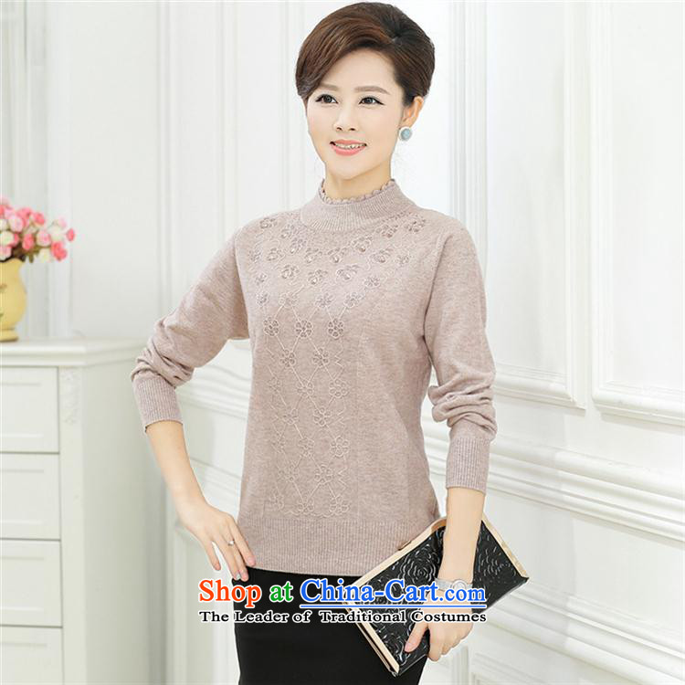In the autumn of 2015, the elderly lady knitted middle-aged long-sleeved shirt with large sweater autumn mother Orange red T-shirt, forming the replacing 110-L picture, prices, brand platters! The elections are supplied in the national character of distribution, so action, buy now enjoy more preferential! As soon as possible.