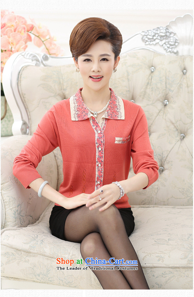 In the autumn of 2015, older women temperament mother load saika collar lapel Cardigan Orange 110 code L picture, prices, brand platters! The elections are supplied in the national character of distribution, so action, buy now enjoy more preferential! As soon as possible.