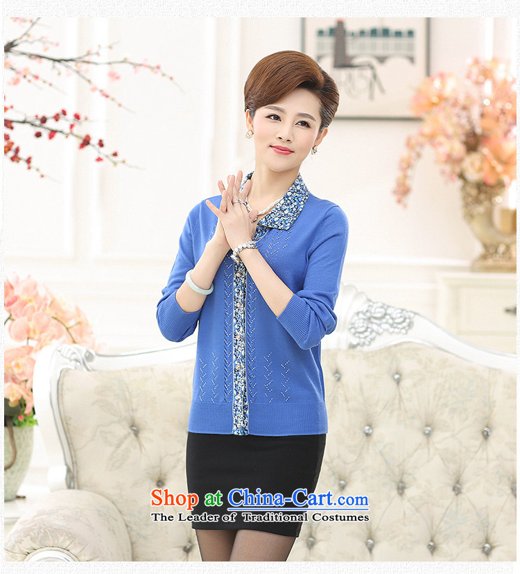 In the autumn of 2015, older women temperament mother boxed stamp flip Neck Sweater Violet 120 yards XXL picture, prices, brand platters! The elections are supplied in the national character of distribution, so action, buy now enjoy more preferential! As soon as possible.