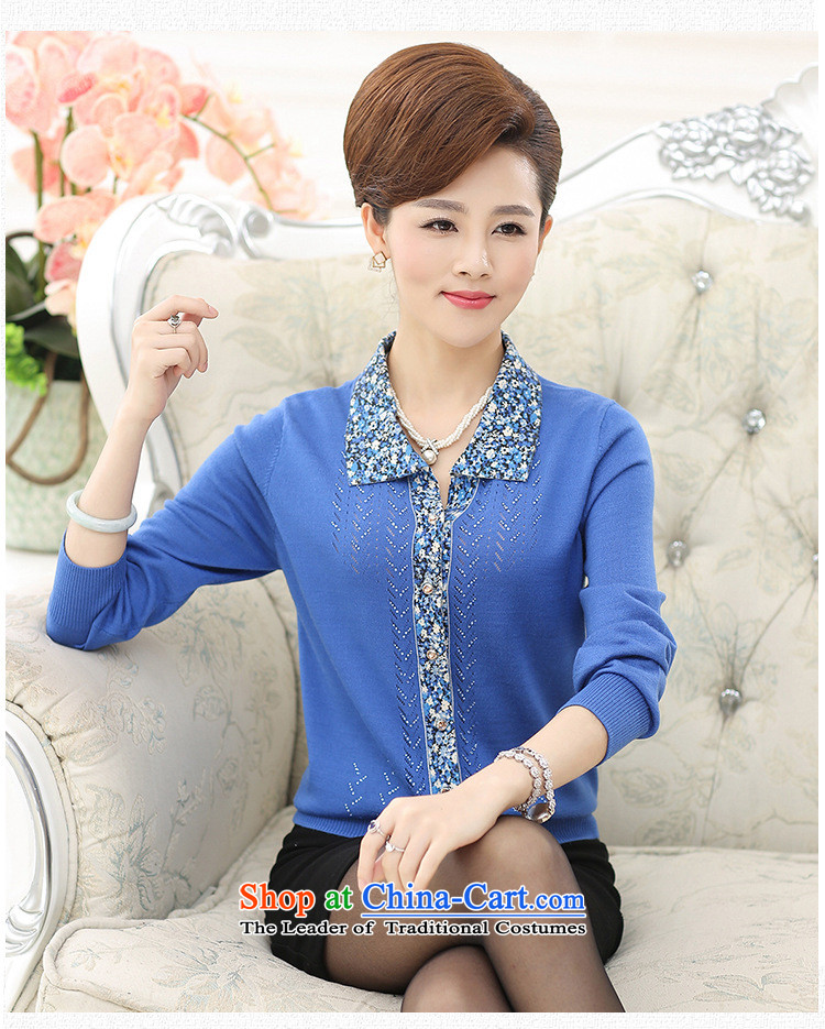 In the autumn of 2015, older women temperament mother boxed stamp flip Neck Sweater Violet 120 yards XXL picture, prices, brand platters! The elections are supplied in the national character of distribution, so action, buy now enjoy more preferential! As soon as possible.