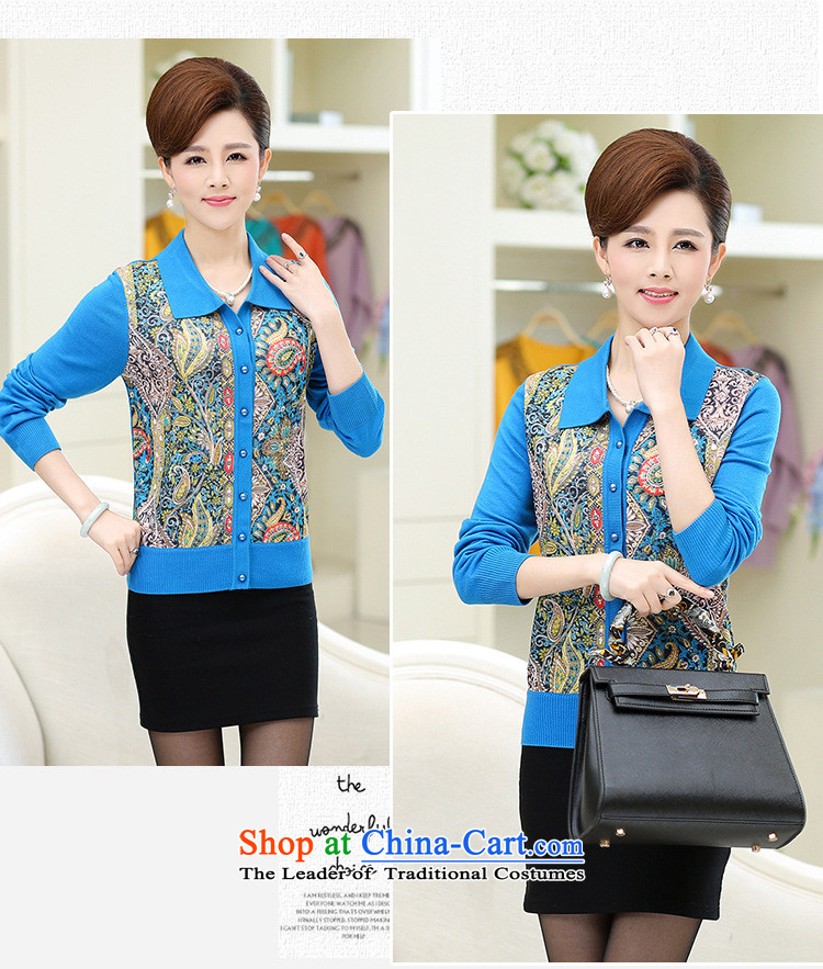 In the autumn of 2015, older women temperament mother replacing stamp lapel Cardigan Qiu Xiang Wong 120 yards XXL picture, prices, brand platters! The elections are supplied in the national character of distribution, so action, buy now enjoy more preferential! As soon as possible.