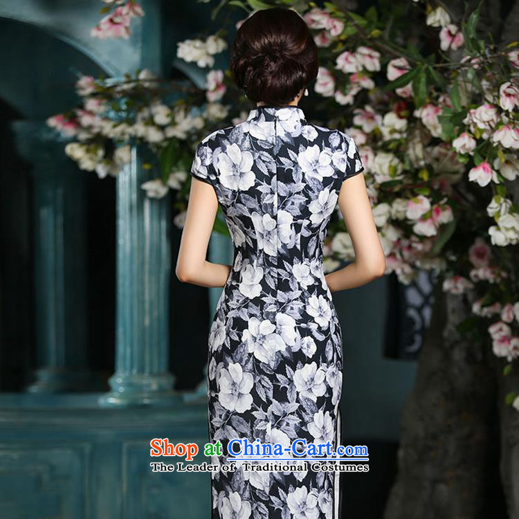 Mano-hwan's temperament of nostalgia for the new double long of the forklift truck cheongsam dress suit Female Black XL Photo, prices, brand platters! The elections are supplied in the national character of distribution, so action, buy now enjoy more preferential! As soon as possible.