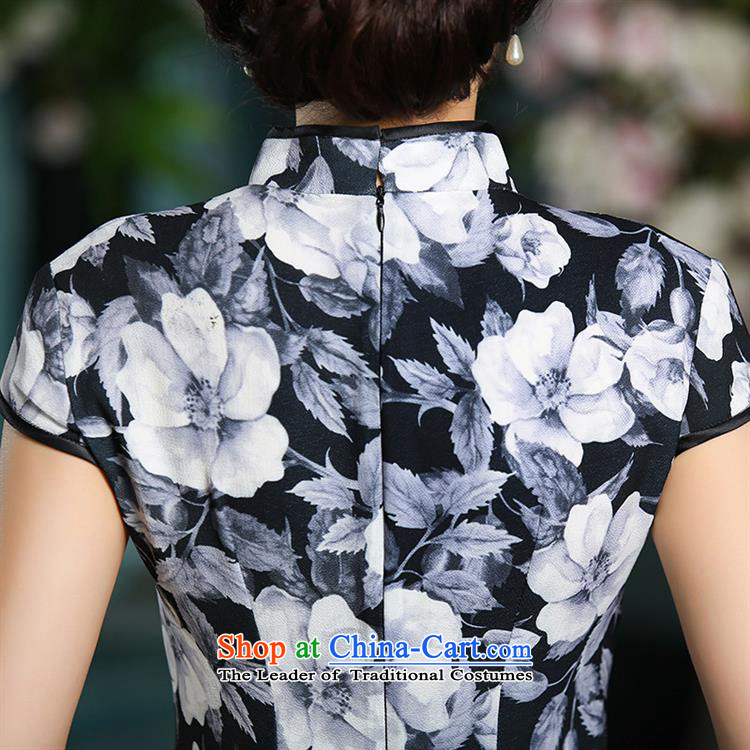 Mano-hwan's temperament of nostalgia for the new double long of the forklift truck cheongsam dress suit Female Black XL Photo, prices, brand platters! The elections are supplied in the national character of distribution, so action, buy now enjoy more preferential! As soon as possible.