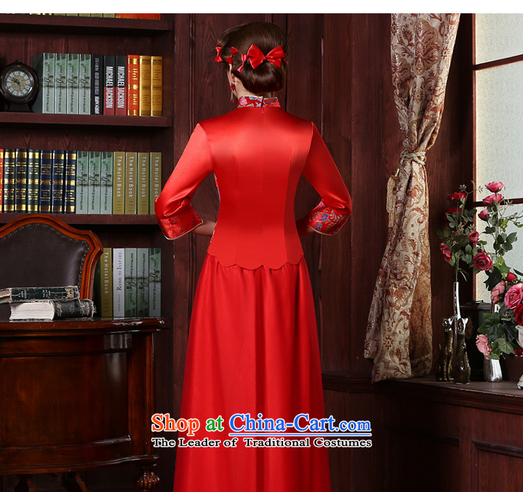 Sau Wo Service bridal dresses retro bows services 2015 Sau San chinese red color wedding dress wedding dresses and Phoenix use fall of 7 to +26 cuff headdress 2XL Photo, prices, brand platters! The elections are supplied in the national character of distribution, so action, buy now enjoy more preferential! As soon as possible.