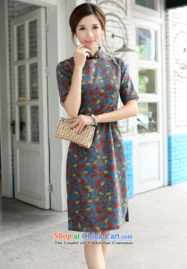 In the spring and autumn jie women improved in the collar lining has thickened the cuff long cotton linen word manually detained qipao cheongsam dress C Begonia Mock-neck S picture, prices, brand platters! The elections are supplied in the national character of distribution, so action, buy now enjoy more preferential! As soon as possible.