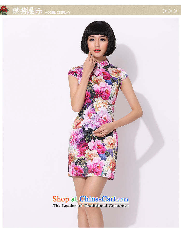 Mano-hwan's summer improved stylish cotton short skirts of cheongsam dress daily evening show women dress pink XS picture, prices, brand platters! The elections are supplied in the national character of distribution, so action, buy now enjoy more preferential! As soon as possible.