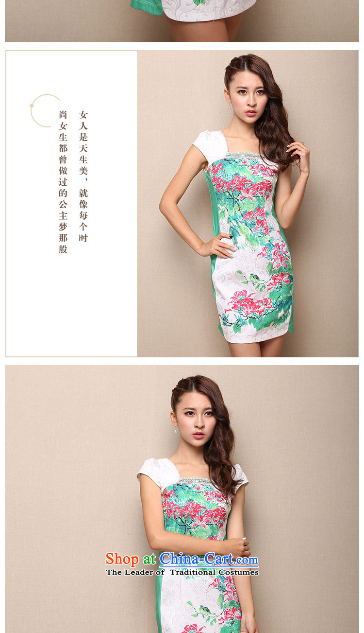 Mano-hwan's dress 2015 Summer new packages and Ms. Sau San short skirts safflower XXL picture, prices, brand platters! The elections are supplied in the national character of distribution, so action, buy now enjoy more preferential! As soon as possible.