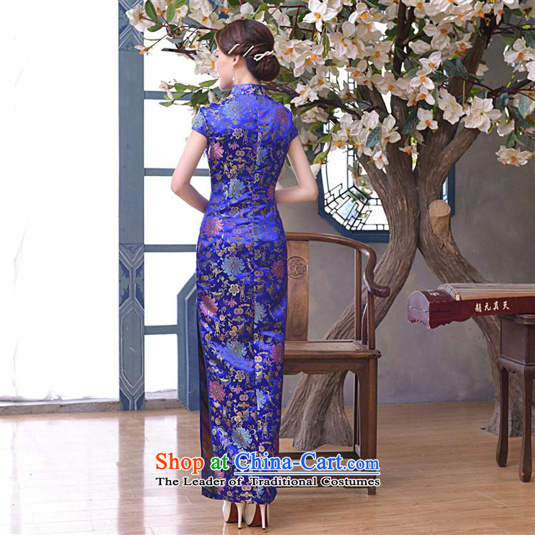 Mano-hwan's 2015 spring/summer load new long cheongsam dress retro improved tapestries cheongsam dress dress suit L Pictures Picture, prices, brand platters! The elections are supplied in the national character of distribution, so action, buy now enjoy more preferential! As soon as possible.