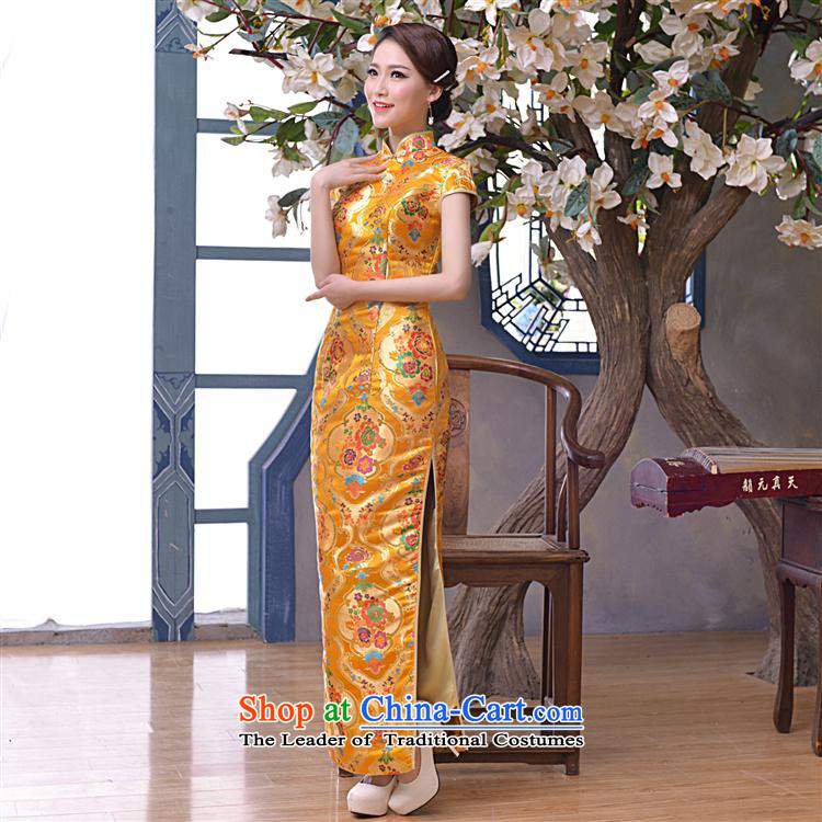 Mano-hwan, the summer and fall of 2015 with new long qipao tapestry antique dresses large clothing Dress Suit M Pictures Picture, prices, brand platters! The elections are supplied in the national character of distribution, so action, buy now enjoy more preferential! As soon as possible.