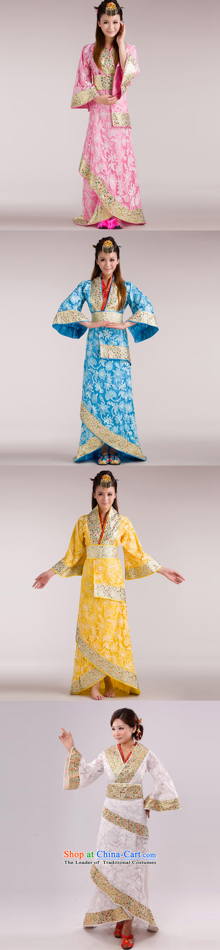 At the end of Light Classical Han-Tang dynasty/Han-/costumes will Gwi-clothing tail princess cosplay CX3 yellow are code picture, prices, brand platters! The elections are supplied in the national character of distribution, so action, buy now enjoy more preferential! As soon as possible.