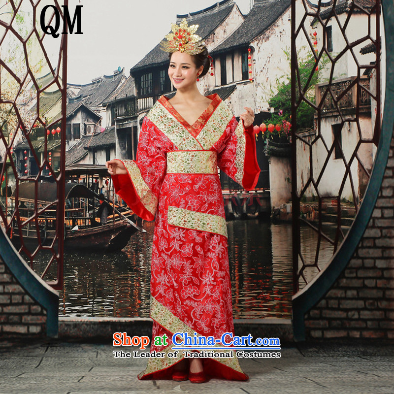 At the end of Light Classical Han-Tang dynasty/Han-/costumes will Gwi-clothing tail princess cosplay CX3 yellow are at the end of light codes, , , , shopping on the Internet