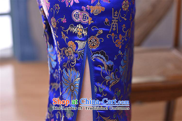 Mano-hwan's 2015 spring/summer load new long cheongsam dress retro improved tapestries cheongsam dress dress suit S Pictures Picture, prices, brand platters! The elections are supplied in the national character of distribution, so action, buy now enjoy more preferential! As soon as possible.