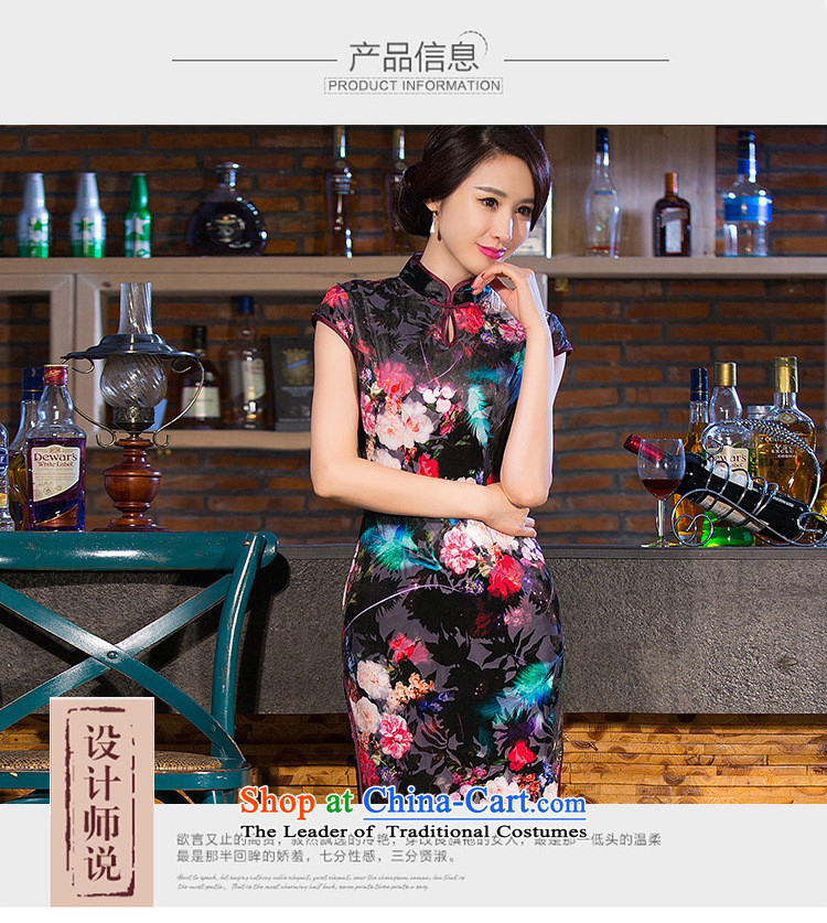 Mano-hwan's new 2015 cheongsam silk dresses of the Republic of Korea Arts Classic and traditional long qipao/picture color S picture, prices, brand platters! The elections are supplied in the national character of distribution, so action, buy now enjoy more preferential! As soon as possible.