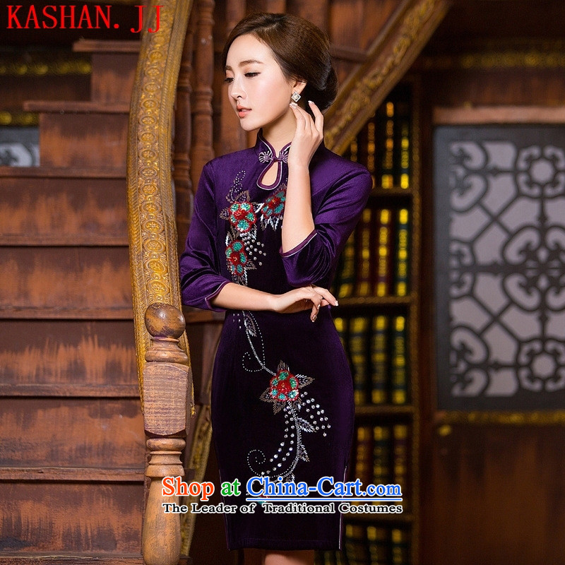 Mano-hwan's original qipao new daily retro and stylish cheongsam dress improved Sau San cheongsam dress photo color XL, Susan Sarandon bandying (KASHAN.JJ card) , , , shopping on the Internet