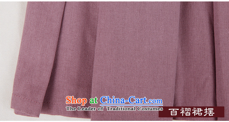 Butterfly Lovers 2015 Autumn New) cotton robes of nostalgia for the improvement of the seven cuff Sau San cheongsam dress purple L picture, prices, brand platters! The elections are supplied in the national character of distribution, so action, buy now enjoy more preferential! As soon as possible.