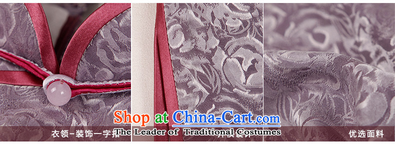 Butterfly Lovers 2015 Autumn new stylish improvement of qipao dresses retro short-sleeved long Silk Cheongsam figure - pre-sale 5 days XXL pictures, prices, brand platters! The elections are supplied in the national character of distribution, so action, buy now enjoy more preferential! As soon as possible.