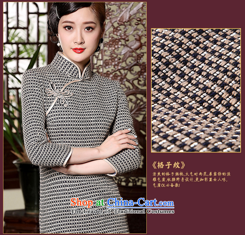 The Seal of autumn and winter wool qipao retro improvements? stripe tie score of 9, short-sleeved cheongsam dress photo color M brand, prices, picture platters! The elections are supplied in the national character of distribution, so action, buy now enjoy more preferential! As soon as possible.