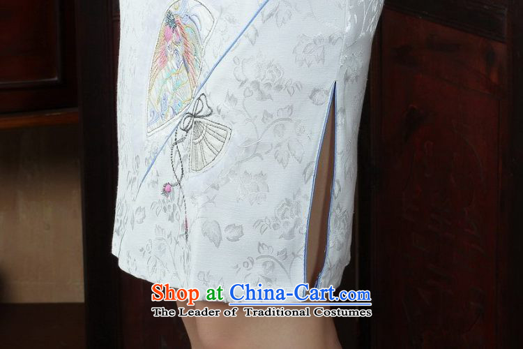She was particularly Ms. Tang dynasty qipao trim improved summer cheongsam collar embroidered Foutune of dress dresses White XL Photo, prices, brand platters! The elections are supplied in the national character of distribution, so action, buy now enjoy more preferential! As soon as possible.