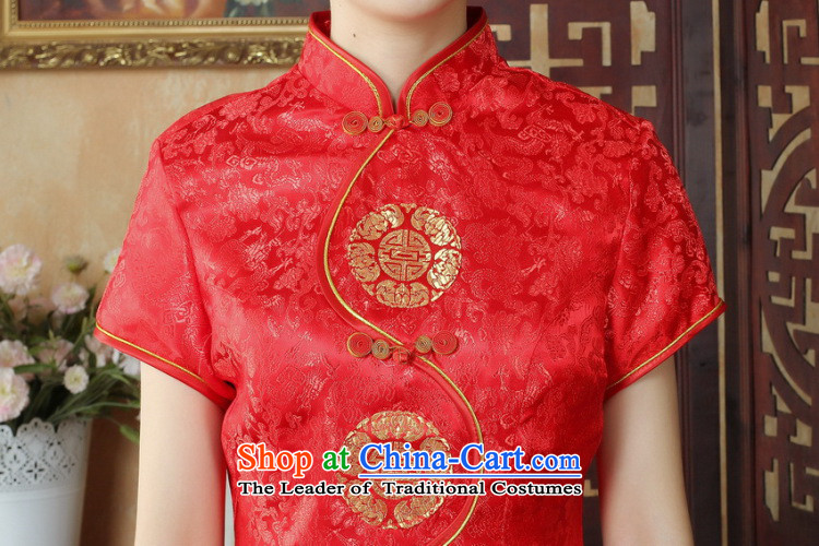 She was particularly Trim Sau San New President Tang dynasty qipao Mock-neck damask cheongsam dress long skirt girl China wind Sau San female qipao banquet service Red 2XL Photo, prices, brand platters! The elections are supplied in the national character of distribution, so action, buy now enjoy more preferential! As soon as possible.
