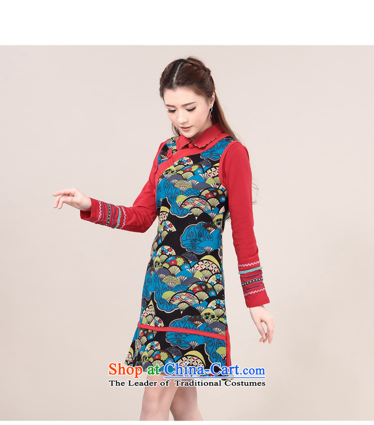 The OSCE Advisory 2015 Autumn poems on ethnic women's dresses cotton linen tray clip Chinese cheongsam dress 9615 short skirt vest red L picture, prices, brand platters! The elections are supplied in the national character of distribution, so action, buy now enjoy more preferential! As soon as possible.