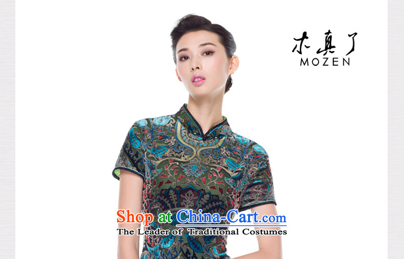 Wooden really of going back to the autumn 2015 skirt qipao new national wind long silk dress mother load 15 green Xxl(a) 43112 qipao picture, prices, brand platters! The elections are supplied in the national character of distribution, so action, buy now enjoy more preferential! As soon as possible.