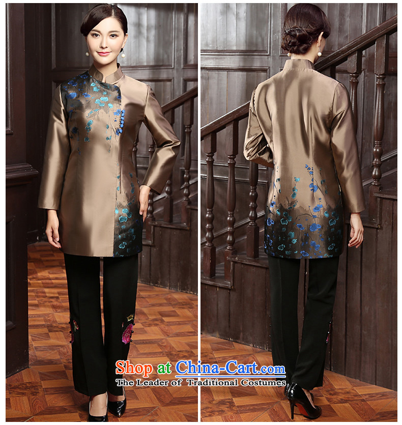 [Sau Kwun Tong] Kim Ying 2015 autumn and winter Ms. Tang dynasty new clothes Chinese improved jacket qipao TC5815 3XL gold prices, pictures, brand platters! The elections are supplied in the national character of distribution, so action, buy now enjoy more preferential! As soon as possible.