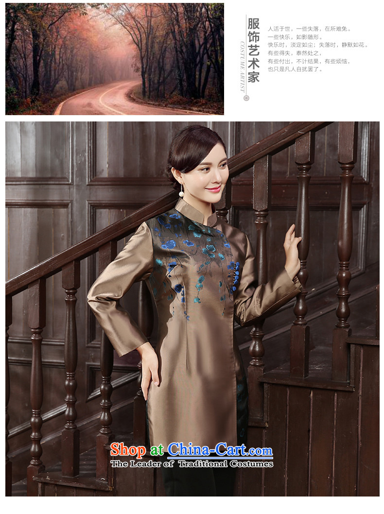 [Sau Kwun Tong] Kim Ying 2015 autumn and winter Ms. Tang dynasty new clothes Chinese improved jacket qipao TC5815 3XL gold prices, pictures, brand platters! The elections are supplied in the national character of distribution, so action, buy now enjoy more preferential! As soon as possible.