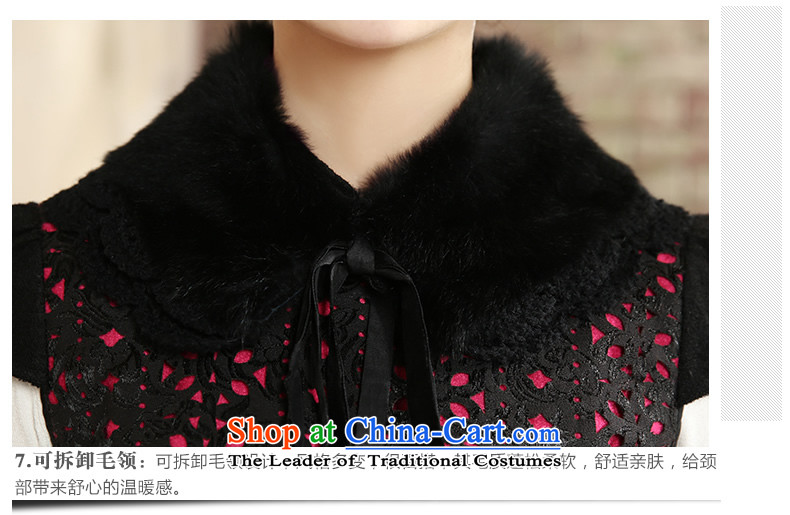 [Sau Kwun Tong] ying xiang 2015 autumn and winter new stylish retro wool is improved cheongsam dress QD5823 black and red XL Photo, prices, brand platters! The elections are supplied in the national character of distribution, so action, buy now enjoy more preferential! As soon as possible.
