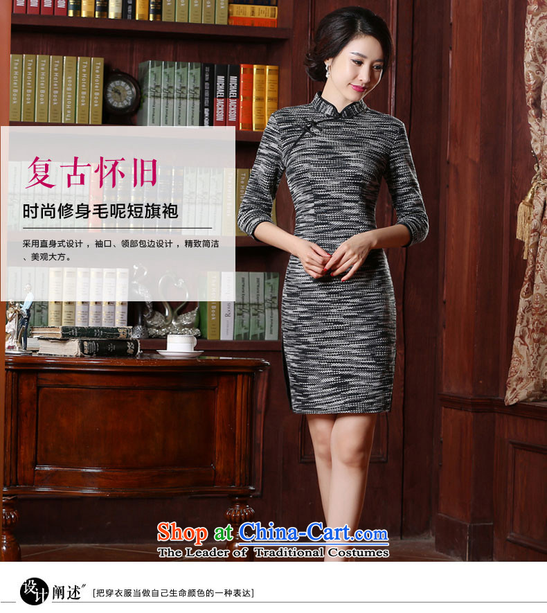 The cheongsam dress 2015 autumn and winter new stylish improved short of daily retro Sau San knitting gross Ms.? dresses picture color 2XL Photo, prices, brand platters! The elections are supplied in the national character of distribution, so action, buy now enjoy more preferential! As soon as possible.