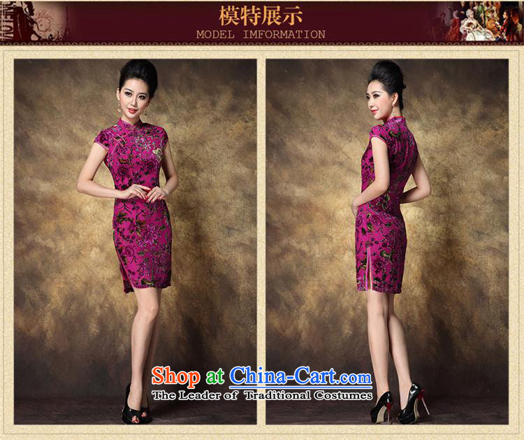 Mano-hwan's 2015 new summer, the improvement of short retro scouring pads on qipao stamp Sau San dresses in 1522 Red XXL picture, prices, brand platters! The elections are supplied in the national character of distribution, so action, buy now enjoy more preferential! As soon as possible.