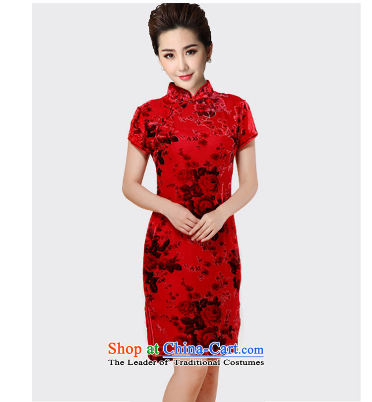Mano-hwan's 2015 Spring/Summer cheongsam dress retro style qipao ethnic daily improved short skirts picture color of Qipao XXXXL picture, prices, brand platters! The elections are supplied in the national character of distribution, so action, buy now enjoy more preferential! As soon as possible.