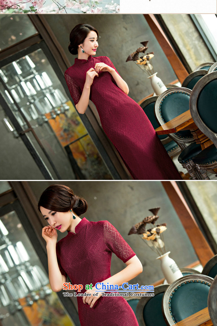 Find new women's Sophie lace long cheongsam dress Chinese collar improved cheongsam dress dress Sophie temperament Keun S picture, prices, brand platters! The elections are supplied in the national character of distribution, so action, buy now enjoy more preferential! As soon as possible.