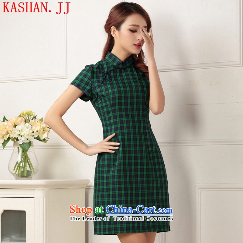 The Republic of Korea's non-literary and art nouveau new liberal improved qipao ramp Flap Disc short-sleeved detained Chinese dresses students dress photo color XL, Susan Sarandon bandying (KASHAN.JJ card) , , , shopping on the Internet