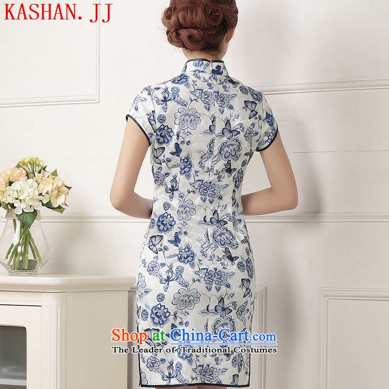 Mano-hwan's cheongsam dress in spring and summer 2015 New Chinese cheongsam dress daily fashion improved retro, Bush Sau San short XL, Susan Sarandon bandying (KASHAN.JJ card) , , , shopping on the Internet
