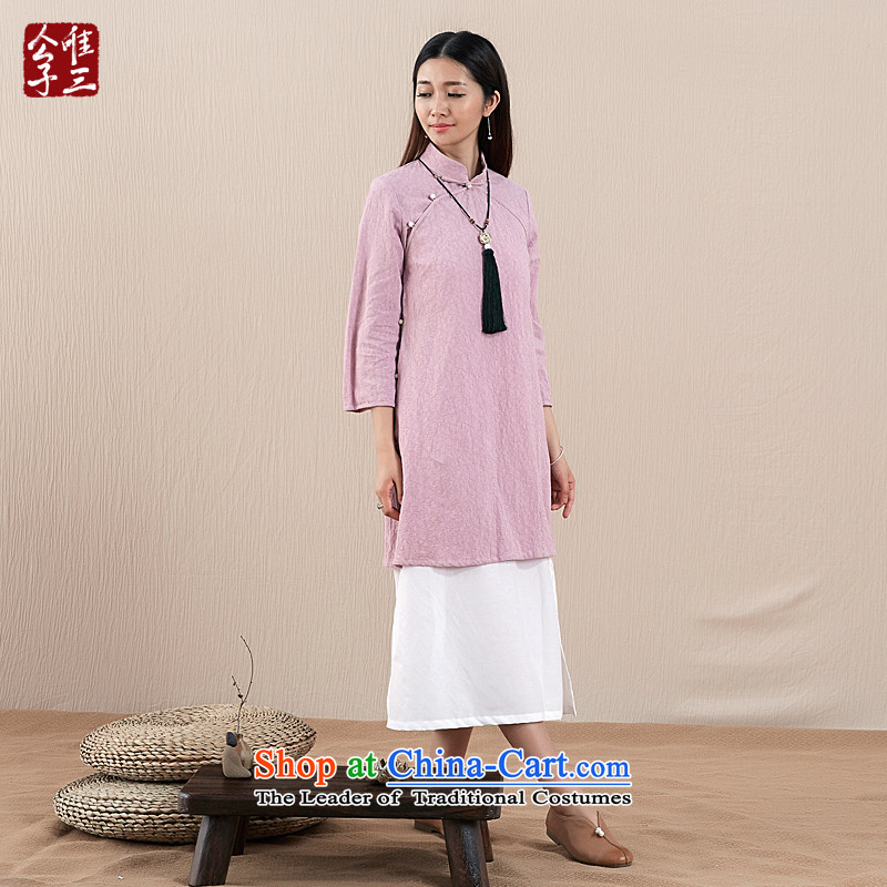 Cd 3 model, the Bodhisattvas brute Chinese cotton linen dresses robe tea serving original national qipao improved Tang Women's clothes RED M CD 3 water , , , shopping on the Internet